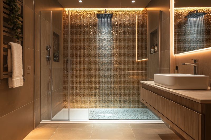Luxury Shower with Rainfall Head